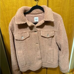 GAP Blush Sherpa Jacket